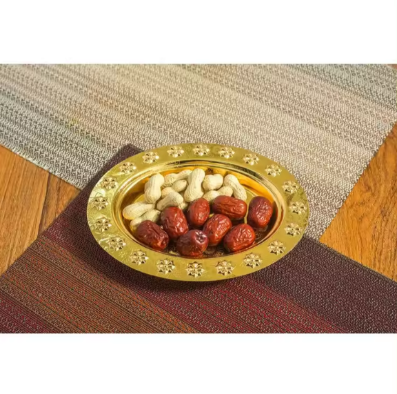 Arabian stainless steel metal luxury wedding decoration fruit and candy bowls