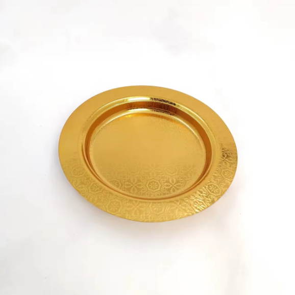 Factory Wholesale Arabian Luxury Decorative Gold Metal Fruit Candy Small Bowl